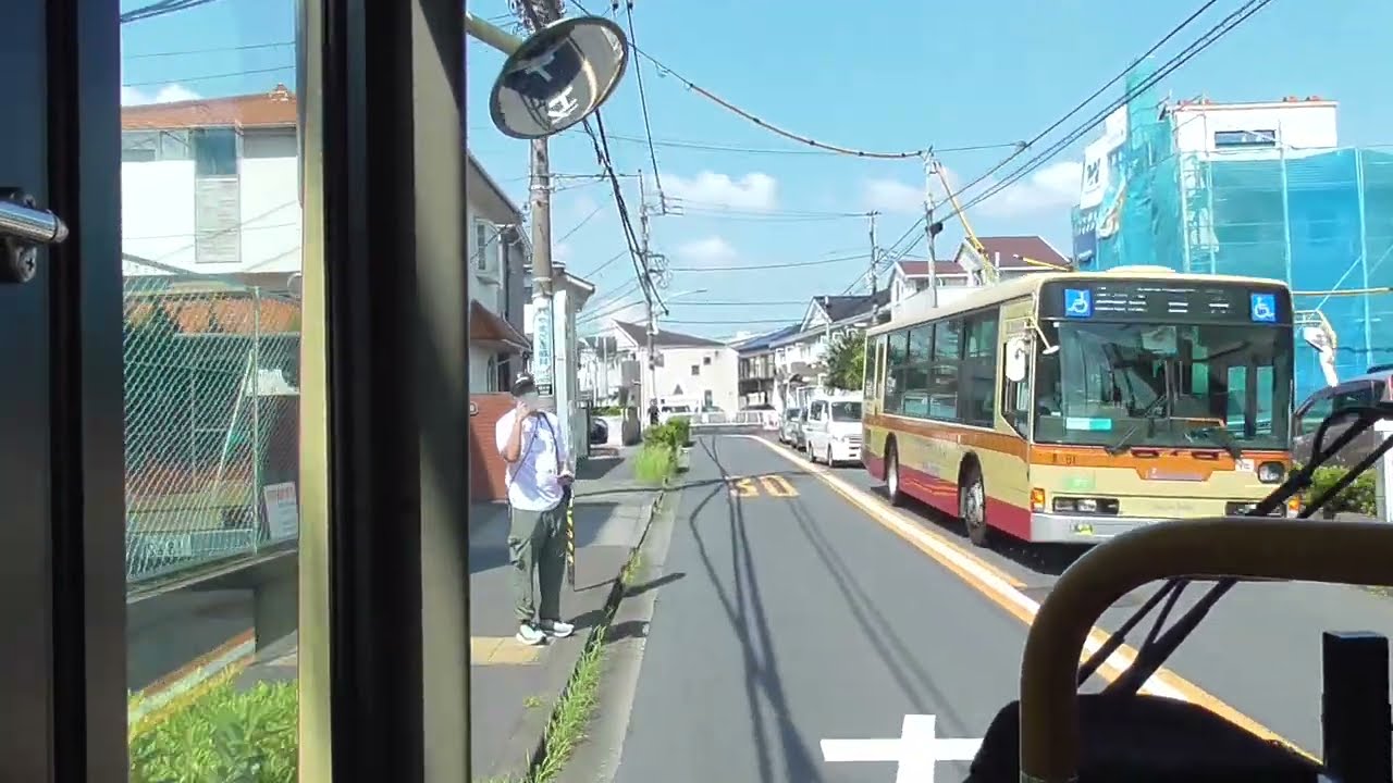 【2025.9.30廃止】神奈中バス 町03 前面展望 玉川学園前駅⇒町田バスセンター