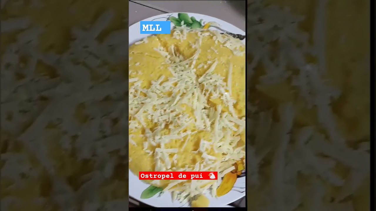 ostropel de pui 🐔 cu mămăligă și brânză