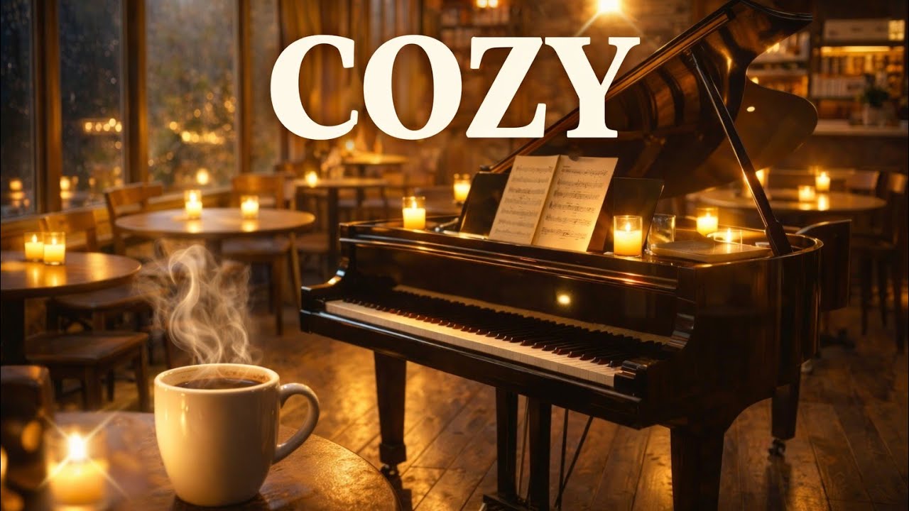 Cozy Cafe Piano- Relaxing Music for Focus & Study
