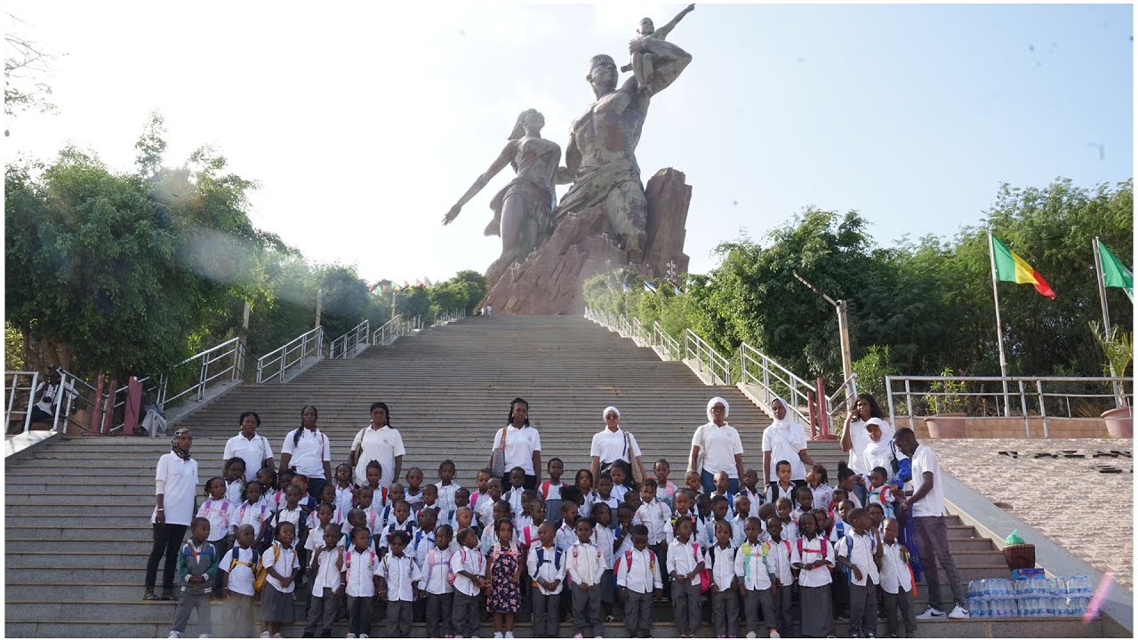 Sortie Pédagogique du Groupe Scolaire Kambal au Monument de la Renaissance africaine ''Partie 1''
