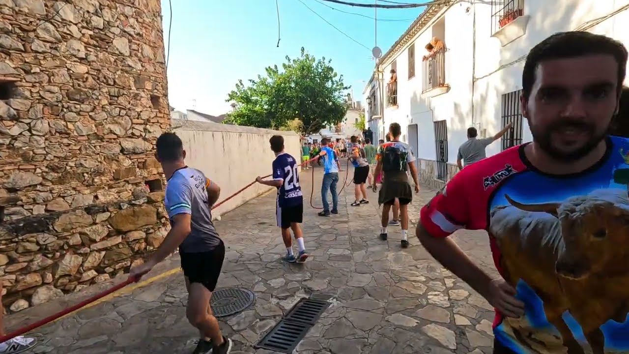 Toro de cuerda benaocaz 15 agosto