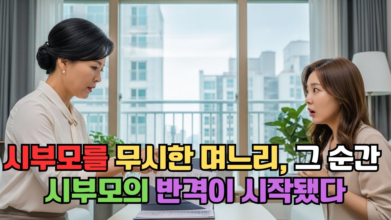 부모 덕 본 게 뭐가 있냐고? 부모를 무시한 그 순간, 반격이 시작됐다