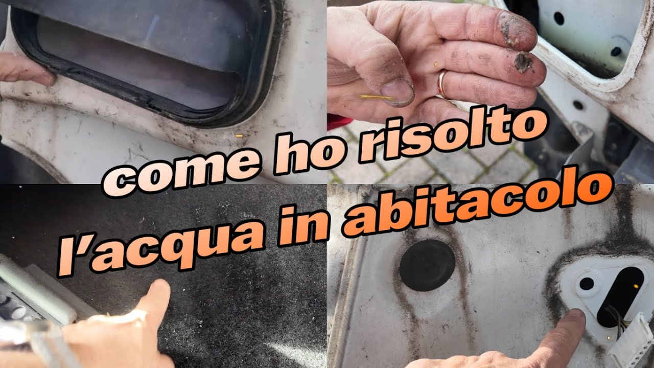 Come ho risolto le infiltrazioni d'acqua 💧 in abitacolo 🚗 nella Mercedes Classe A W176 🔧