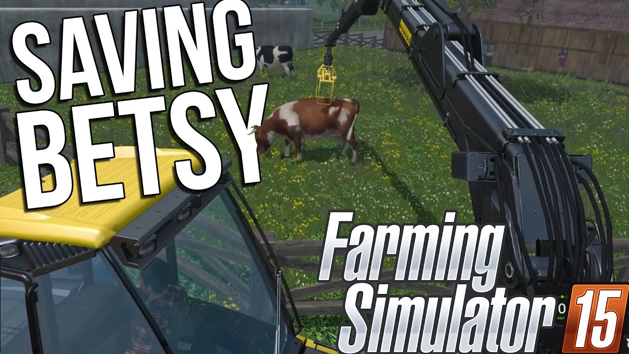 Farming Simulator 15 (2015) - Professional Logging and Cow Moving! - Farming Sim Gameplay Highlights