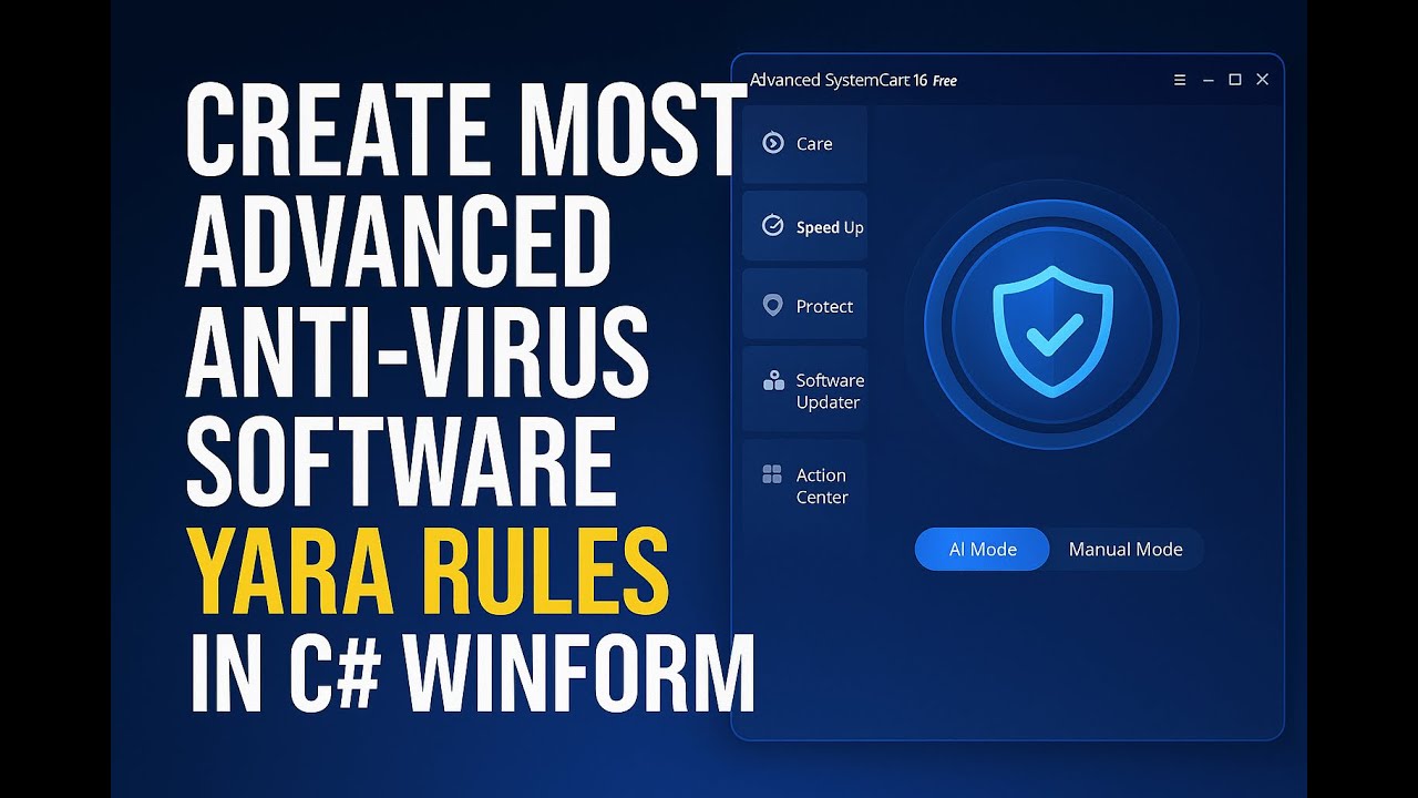 Part 4 - How to Code a Real Antivirus in C# WinForms + YARA Rules Scanner