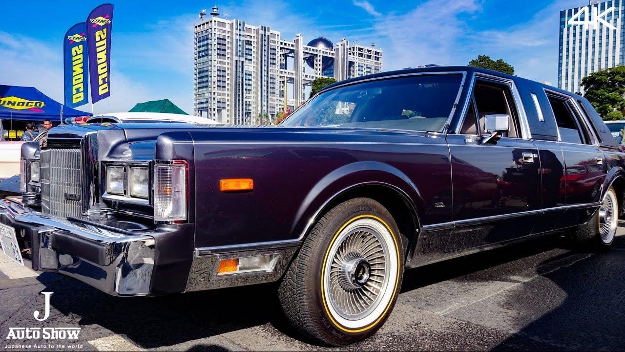 (4K)1989 Lincoln Town Car First generation リンカーン初代タウンカー - お台場旧車天国2016