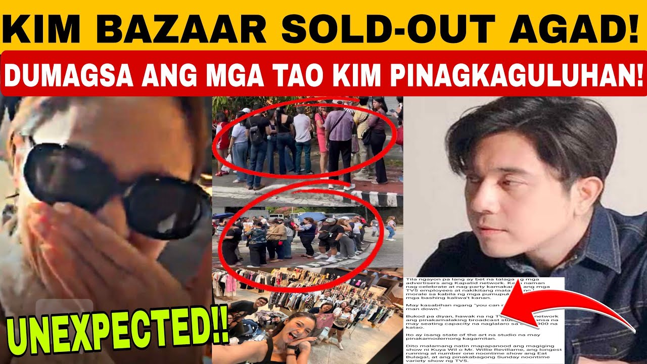 GOOD NEWS🥳KIM BAZAAR SOLD OUT AGAD❗KIM HINDI EXPECTED NA MANGYAYARI 2❗MGA TAO DUMAGSA DINUMOG SI KIM