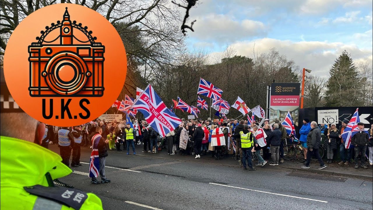 🔶 Crowborough Migrant Camp   12/04/2026