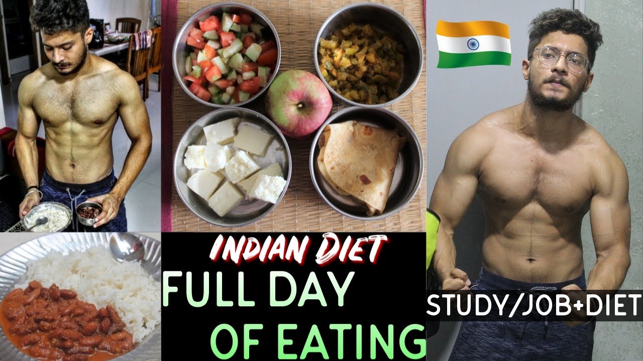 Full Day of Eating - INDIA | Indian Bodybuilding Diet for Muscle Gain | LOW BUDGET DIET for STUDENTS