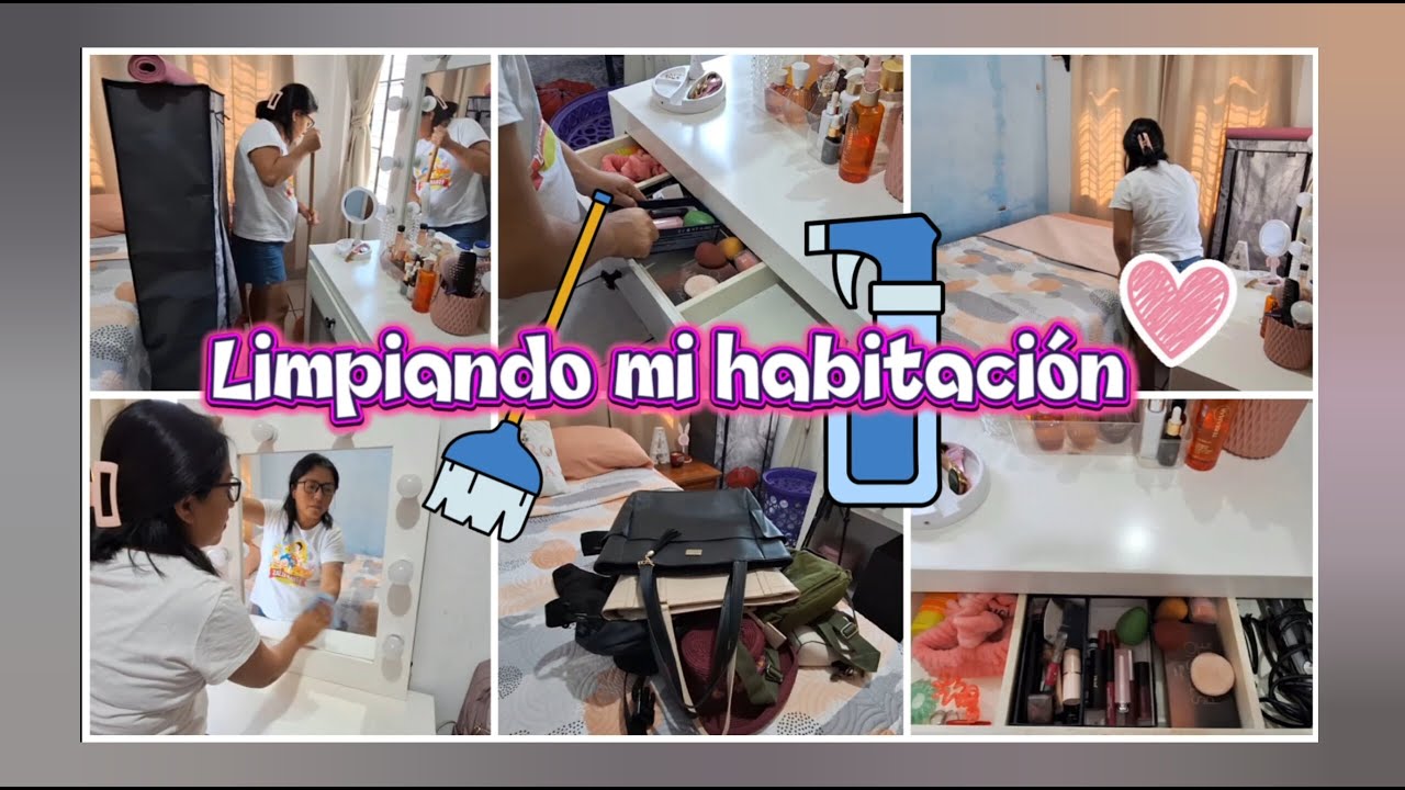 Vlog de limpieza en mi habitación 🧹🪣🧽