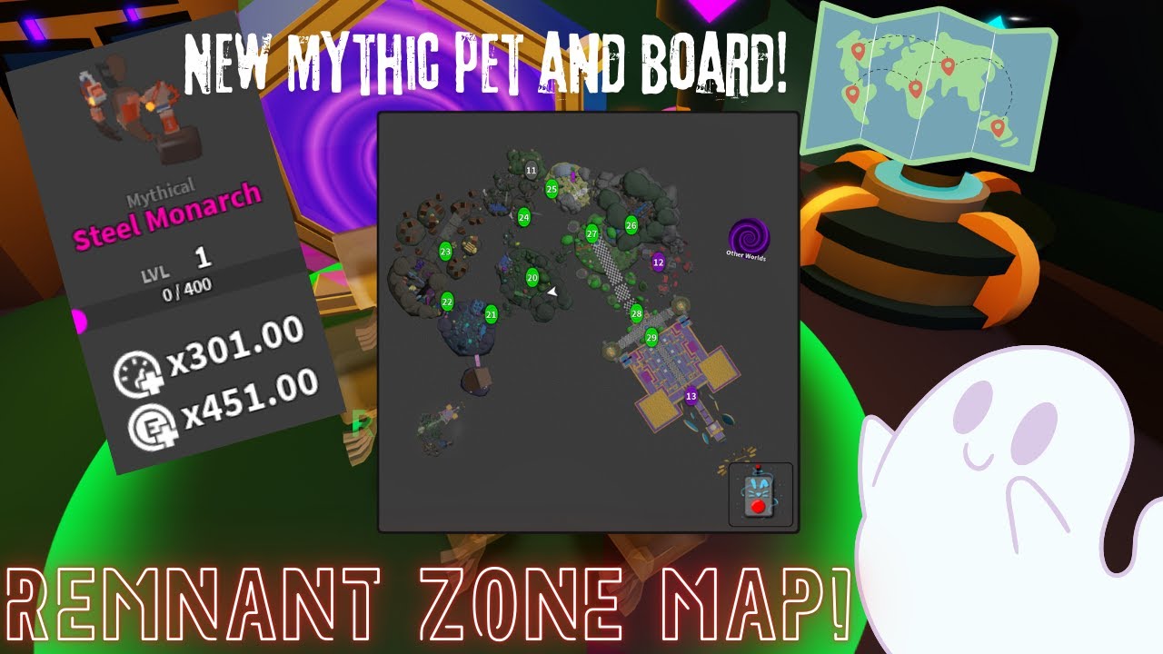 🗺️ REMNANT ZONE MAP; Ghost Simulator: V1.165