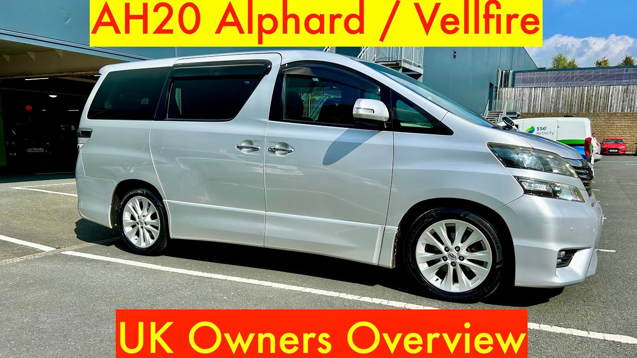 Руководство для покупателей Toyota Vellfire и Alphard в Великобритании и обзор.