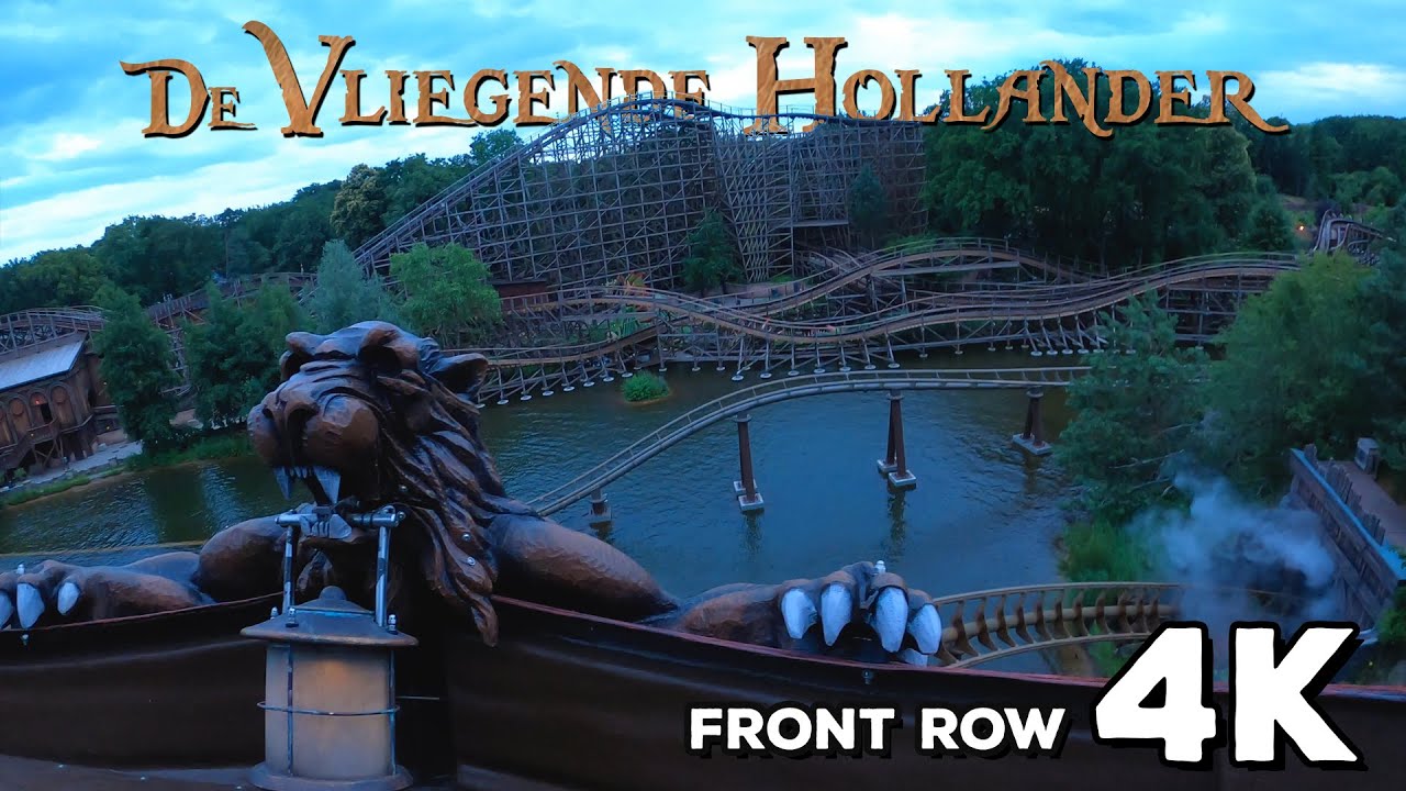 POV: De Vliegende Hollander (Front Row) at Efteling 2023 4K 30FPS | Kumbak Water Coaster #efteling