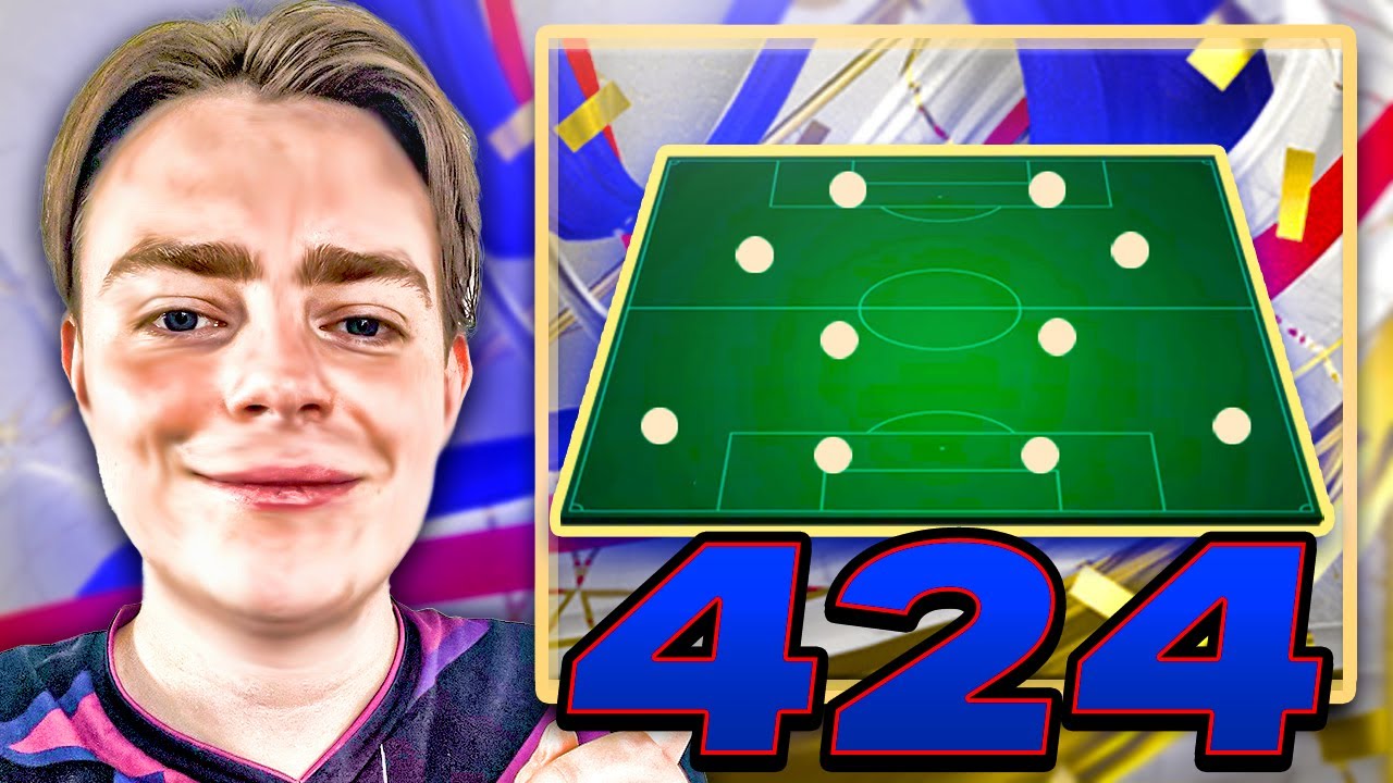 This 424 is BROKEN🤣🥶 Best Custom Tactics & Formation in FC24