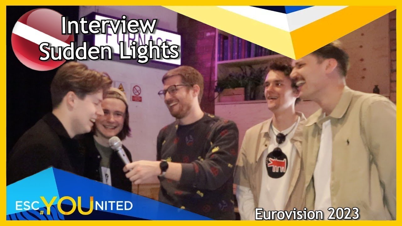Евровидение 2023 | Интервью ESCUnited с группой Sudden Lights (Латвия)