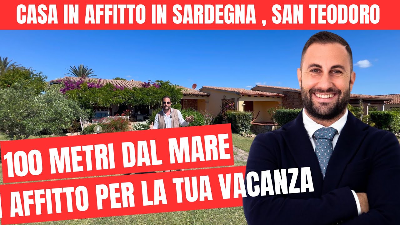 Casa in affitto in Sardegna, San Teodoro! A 100 m dal mare per la tua vacanza!