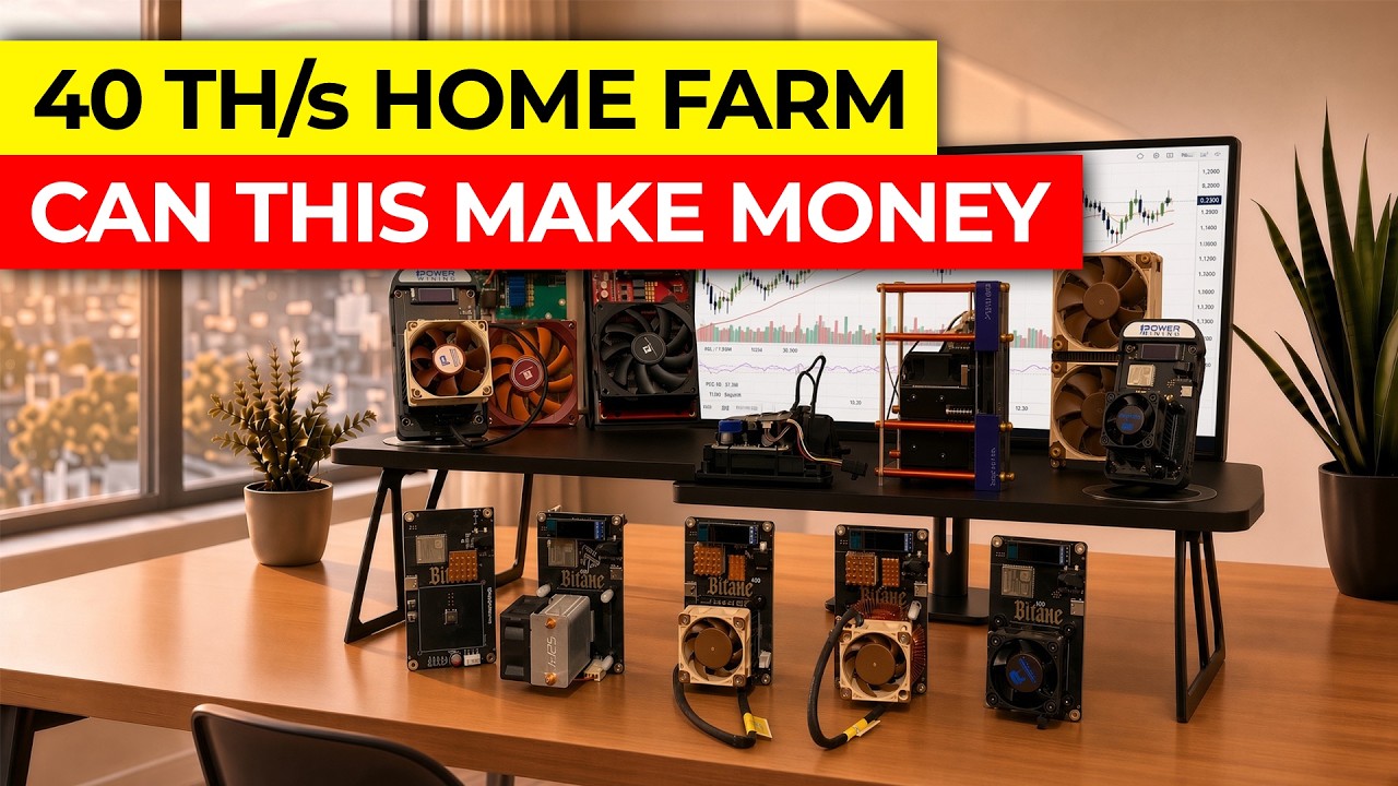 What I'm Doing With My 40 TH/s Home Bitcoin Mining Farm