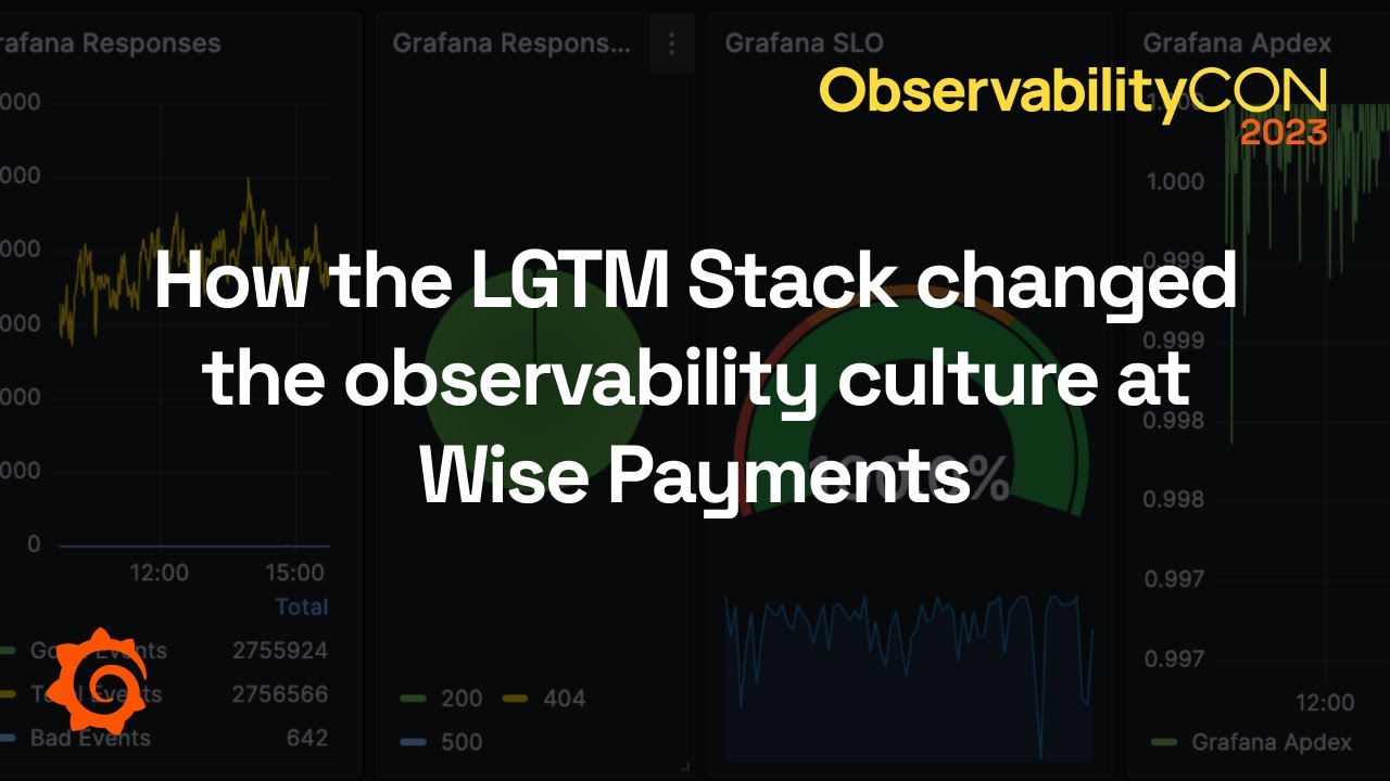 How the LGTM Stack changed the observability culture at Wise Payments | ObservabilityCON 2023