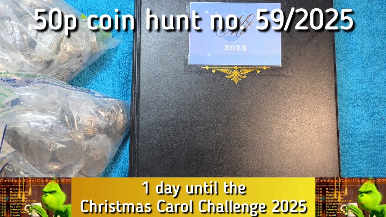 🤷 Double Trouble! - 50p coin hunt no. 59/2025 for the rarest circulated commemorative coins
