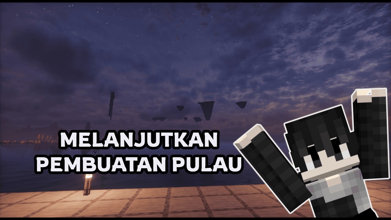 MELANJUTKAN PEMBUATAN PULAU UNTUK RUMAH | Short | MINECRAFT