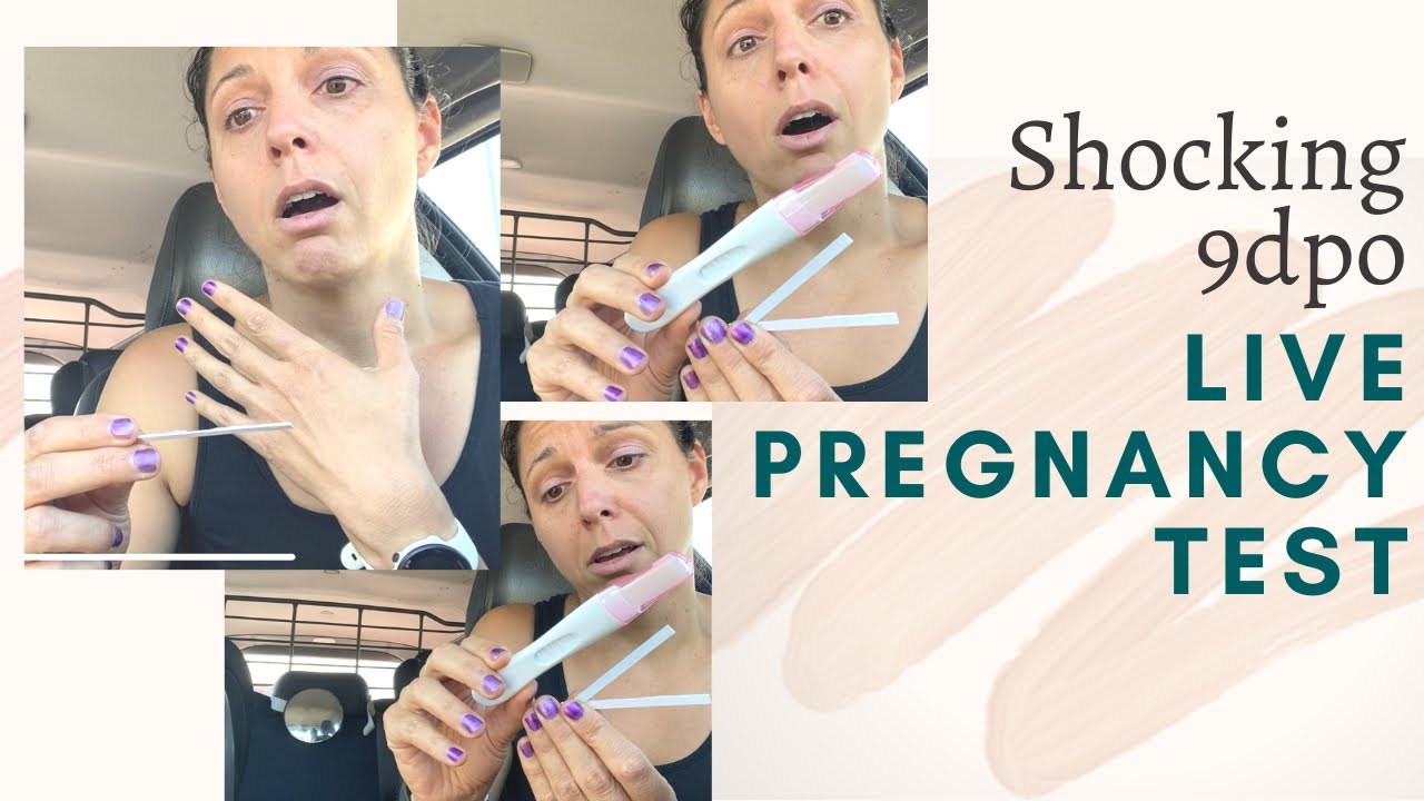 Live Pregnancy Test (9dpo) | NOT WHAT I EXPECTED 😱 | TTC @ 37, Cycle 1
