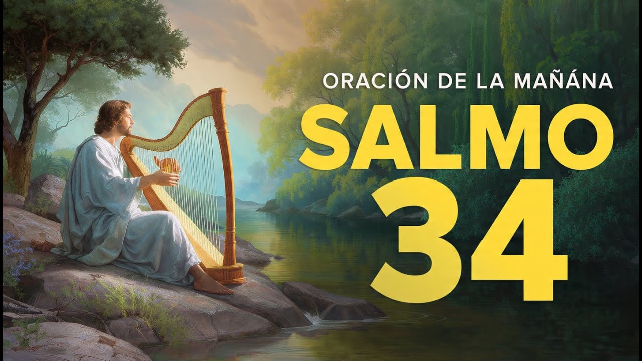 SALMO 34 | PRUEBA la BONDAD de Dios - Oración MATUTINA de PROTECCIÓN Total 🌅🙏