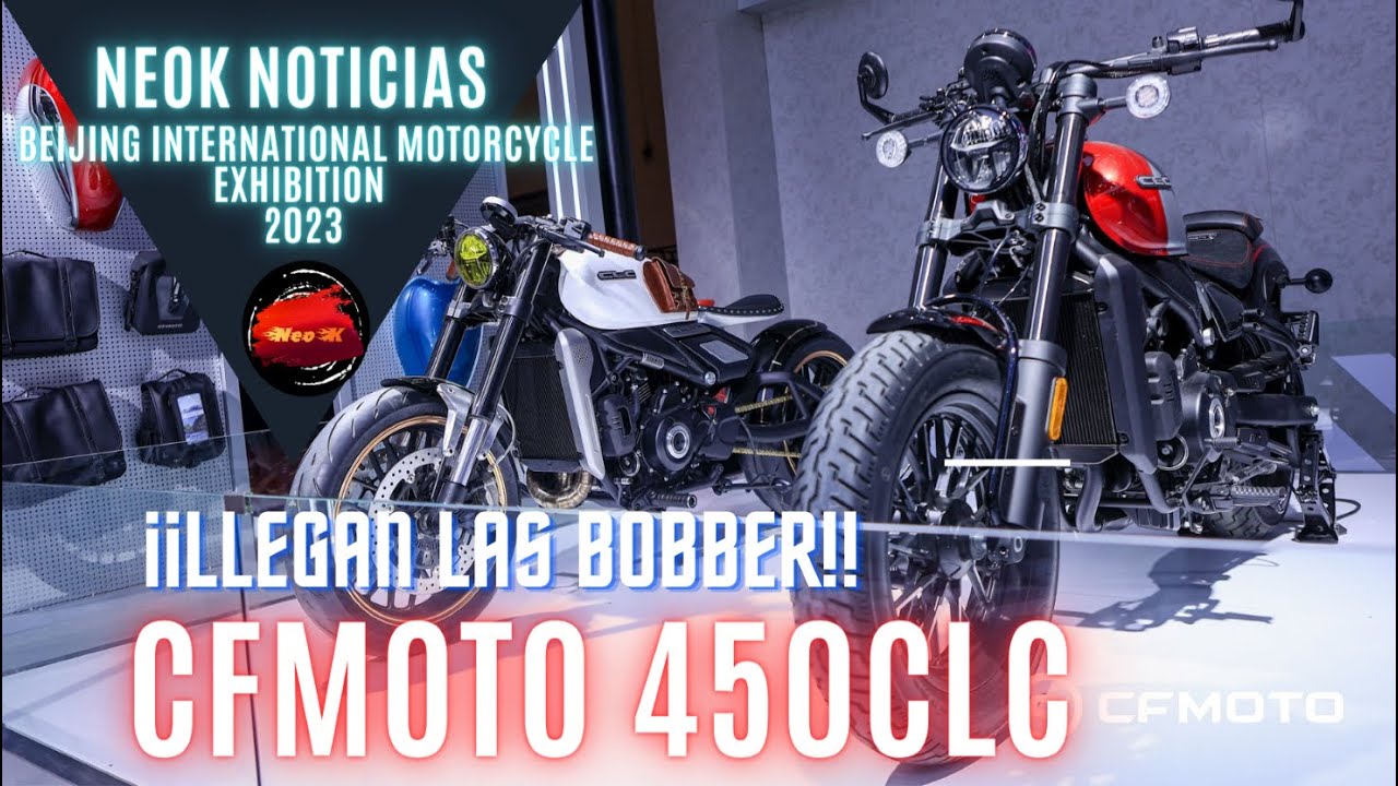 NEOK NOTICIAS CF MOTO 450 CLC salón del motor Beijin 2023.
