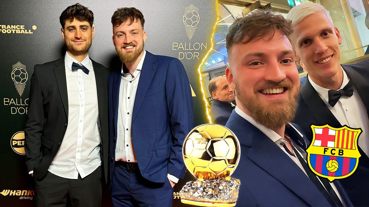 WIR SIND EINGELADEN BEIM BALLON D'OR 🏆🪄 - VLOG mit Eli | Barça-Spieler getroffen 😍 | ViscaBarca