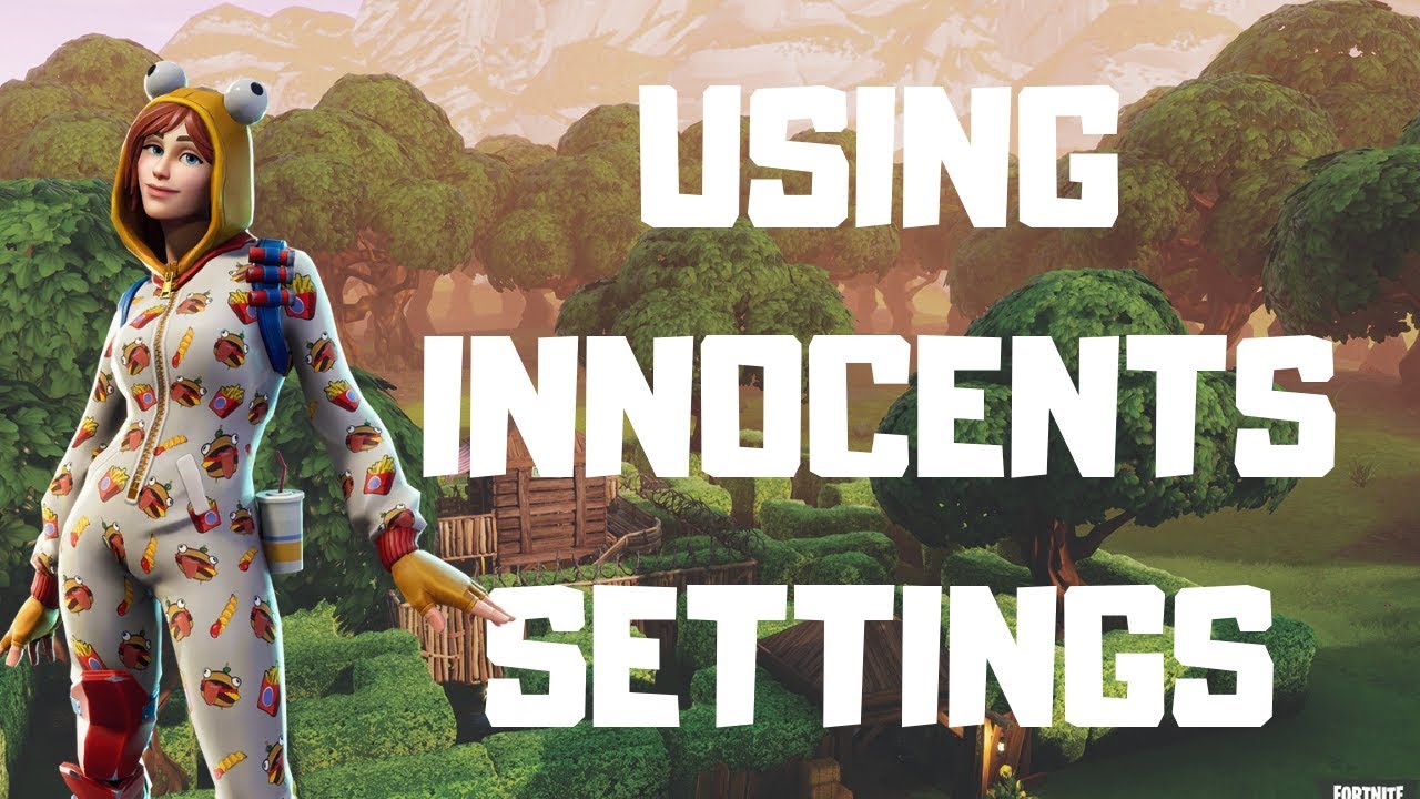 Innocents Settings Made Me Play Like This - Fornite (Controller)