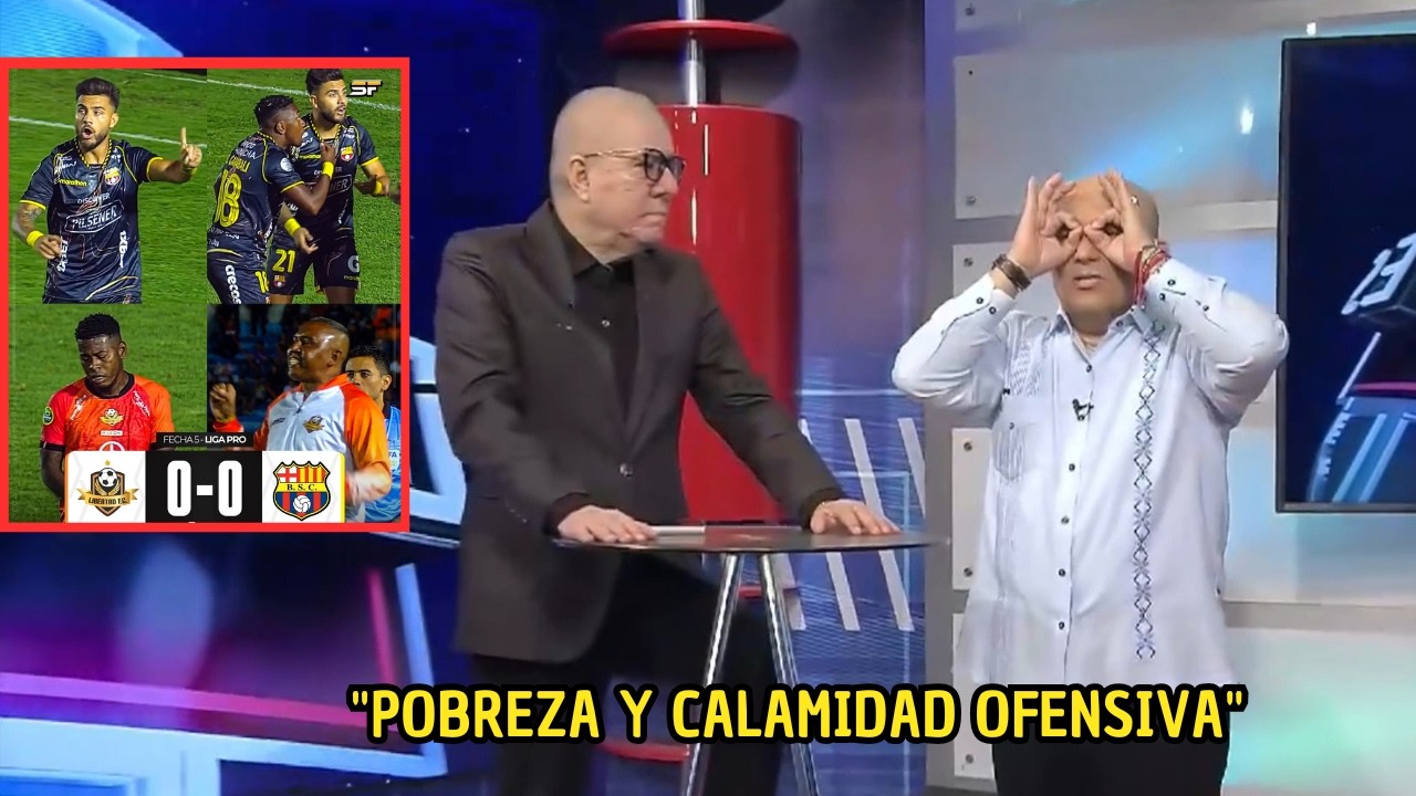Vito Muñoz critica la falta de gol de Barcelona SC en los últimos partidos
