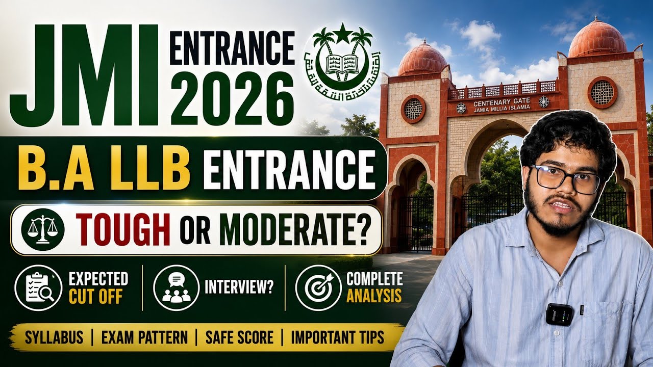 Jamia Entrance Exam 2026 | Expected cut off 2026 | LLB Entrance Preparation 2026 #jamia 