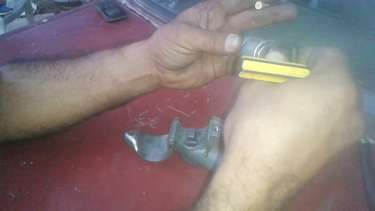 cambio de cilindro de encendido de chevette