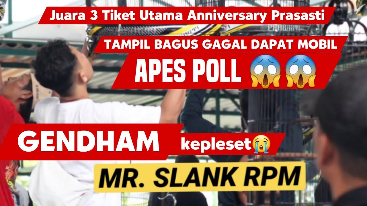 Apes ‼️ Gendam Tampil Bagus Nyaris dapat Mobil di Anniversary Prasasti