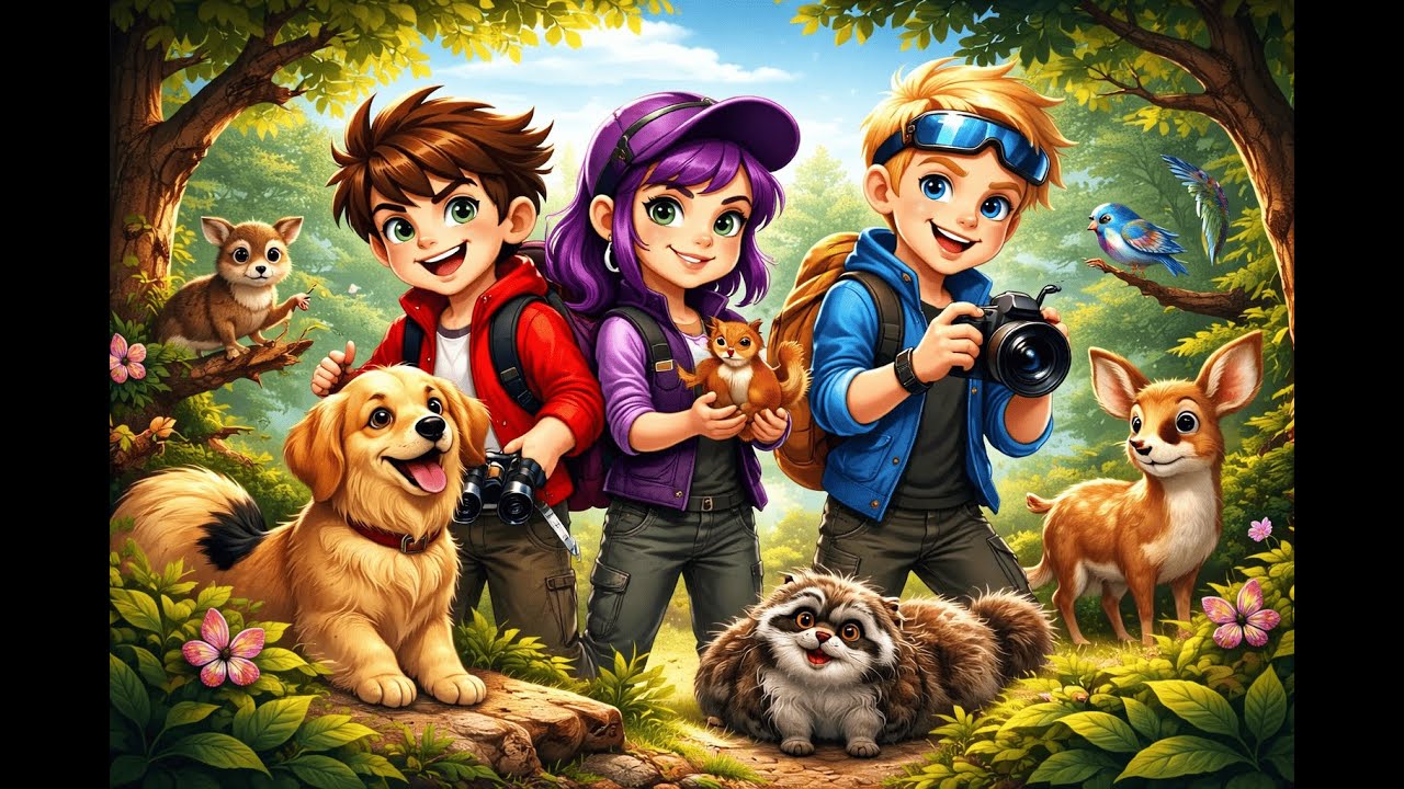 Eğitici çocuk şarkıları – Eğlenceli Çizgi Film Çocuk Şarkısı 🎵✨