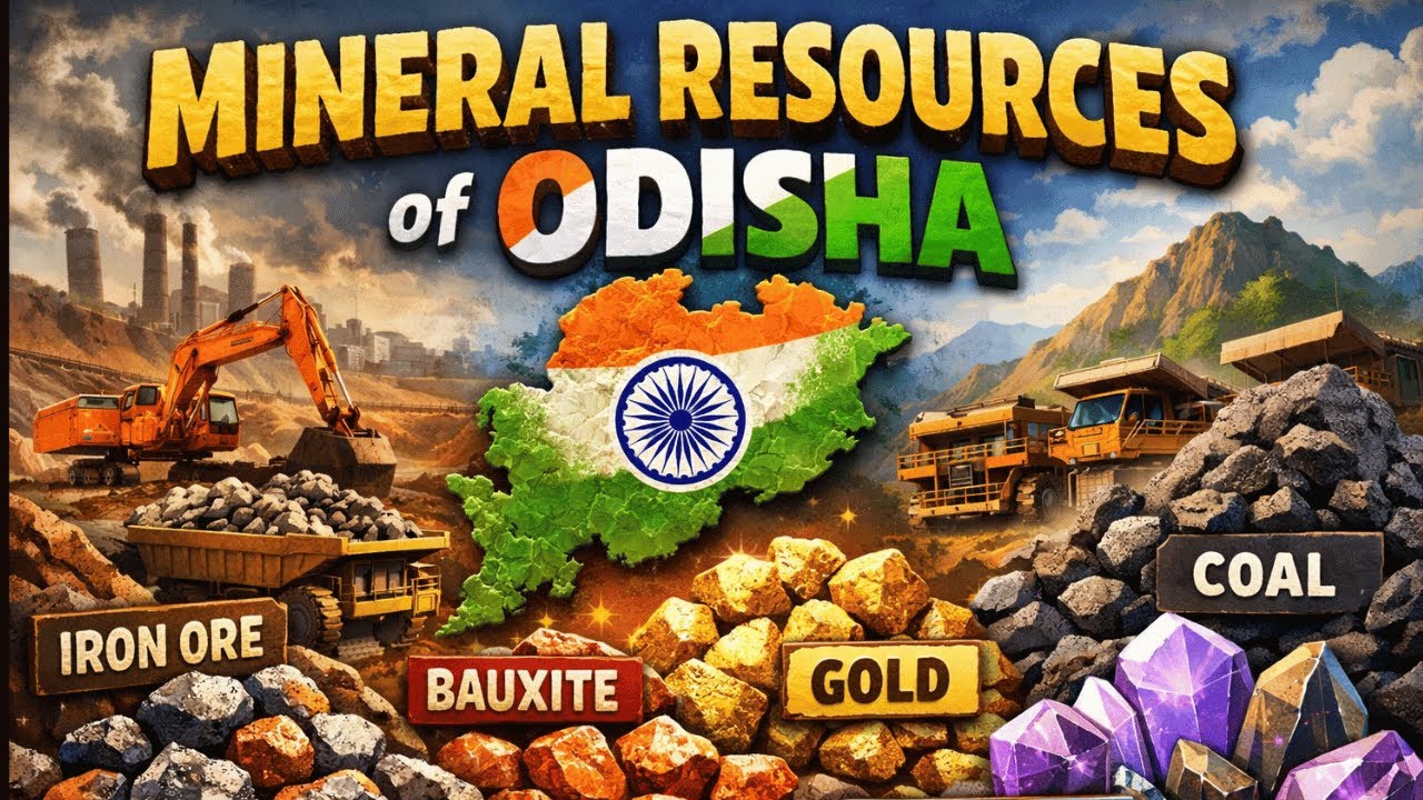 Minerals of Odisha for All Odisha Competitive Exams | Lipsita Mam