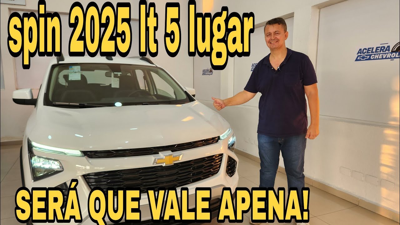 AVALIAMOS O  NOVO CHEVROLET SPIN 2025 MODELO LT AUTOMÁTICO.