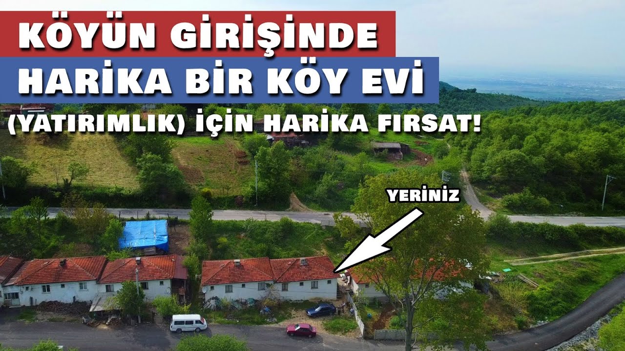 211) KÖYÜN GİRİŞİNDE 290 m² ARSA İÇİNDE YATIRIMLIK FIRSAT KÖY EVİ
