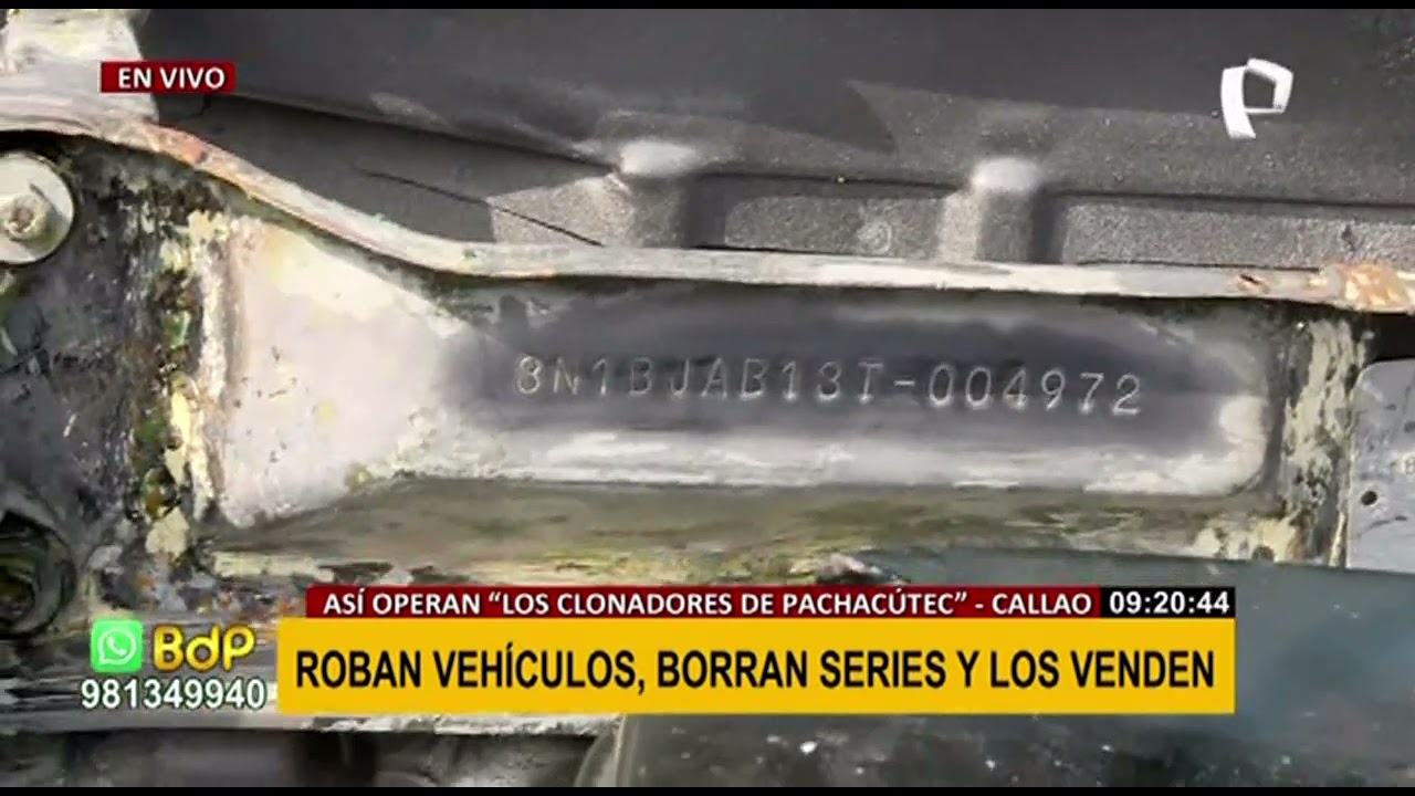 Mecánica automotriz al servicio del hampa: roban autos, borran series y los venden (2/2)