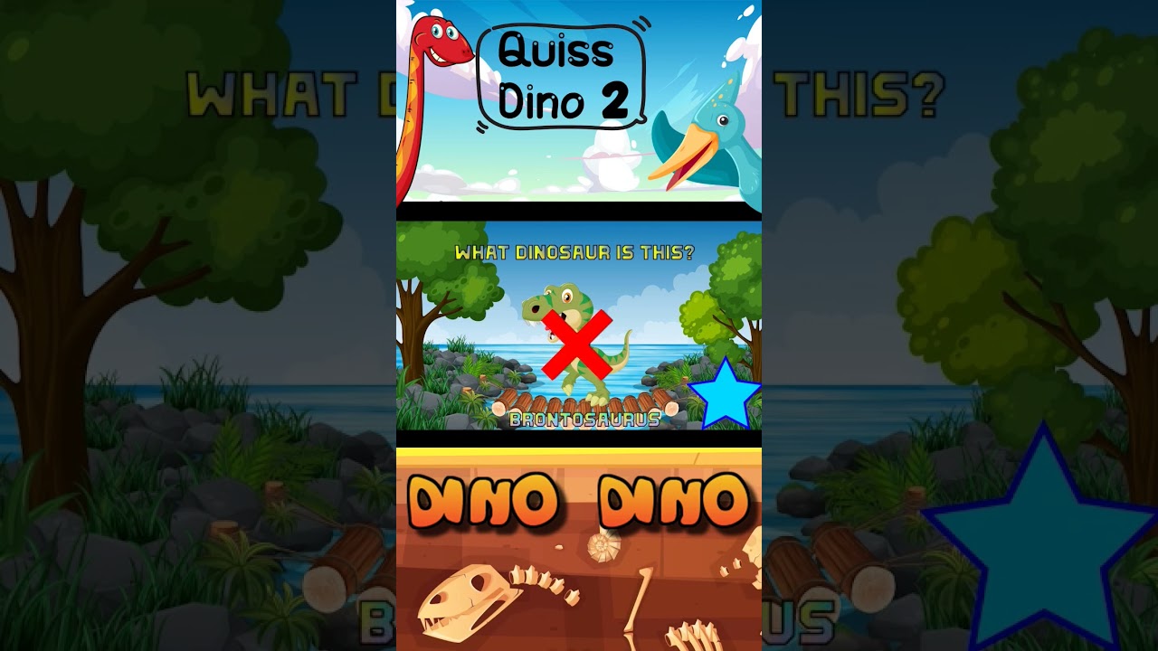 DINO DINO | Quiss Dino 2 | #dinodino #dinosaurs #editing #animasi #puzzle