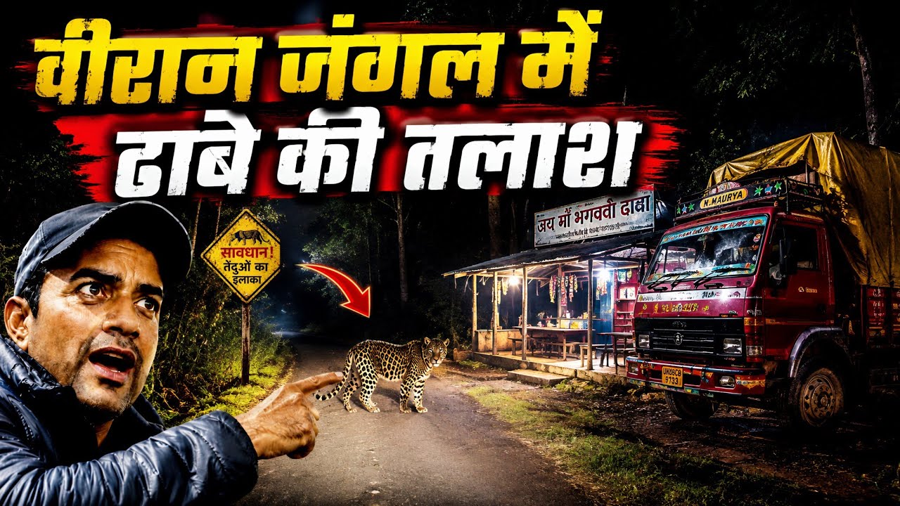 वीरान जंगल में ढाबे की तलाश | Night Drive Jim Corbett | Jim Corbett National Park #uttrakhand