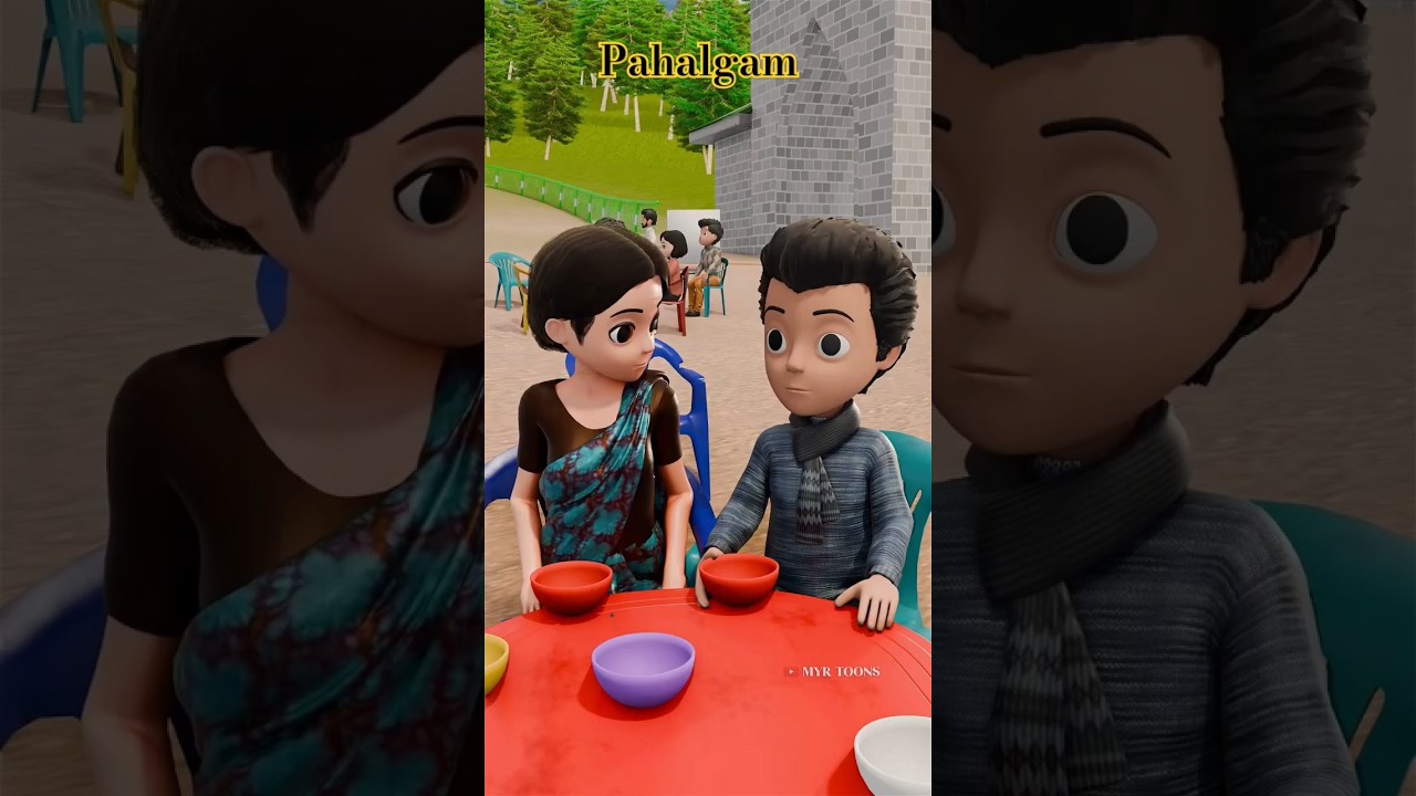 पहलगाम आतंकी अटैक 22 Apr 2025 || 3D animation attack video | #pahalgam #attack #terrorism #shorts