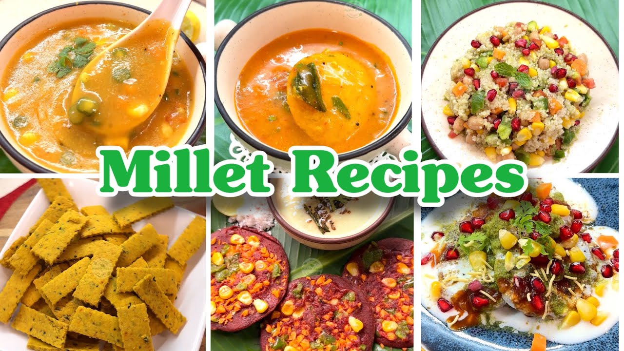 6 Millet Recipes | Healthy Snacks to Breakfast | High Protein & Easy Indian Millet Recipes