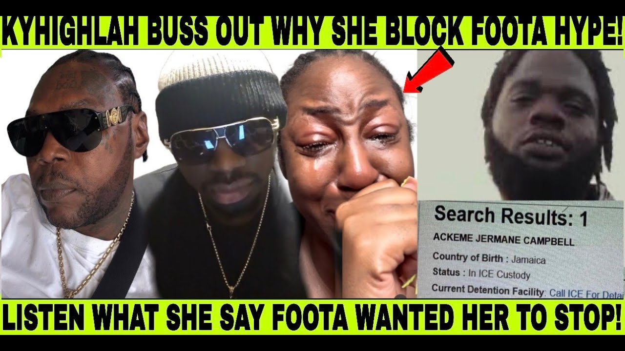 KHIGHLAH BUSS OUT WHY FOOTA HYPE GET BLOCK & DELETE, CHRONIC LAW ARREST & VYBZ KARTEL SHUN BADNESS!