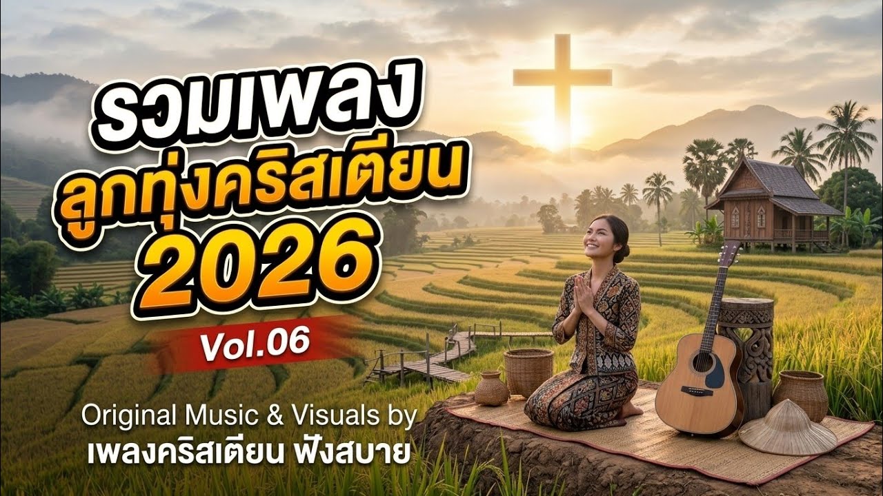 รวมเพลงลูกทุ่งคริสเตียน 2026 Vol.06 ลูกทุ่งเพื่อชีวิต เล่าเรื่องจริง – by เพลงคริสเตียน ฟังสบาย