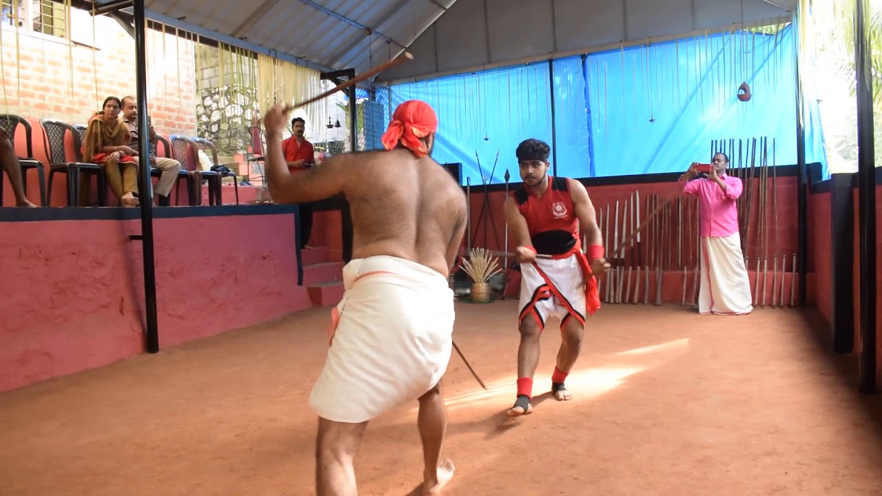 Kalaripayattu Double Charamam Fight