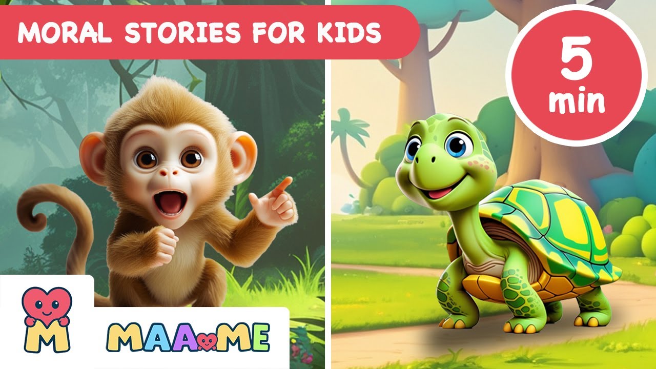 Moral Stories for Kids: The Lying Monkey & Never Give Up | Bedtime Stories