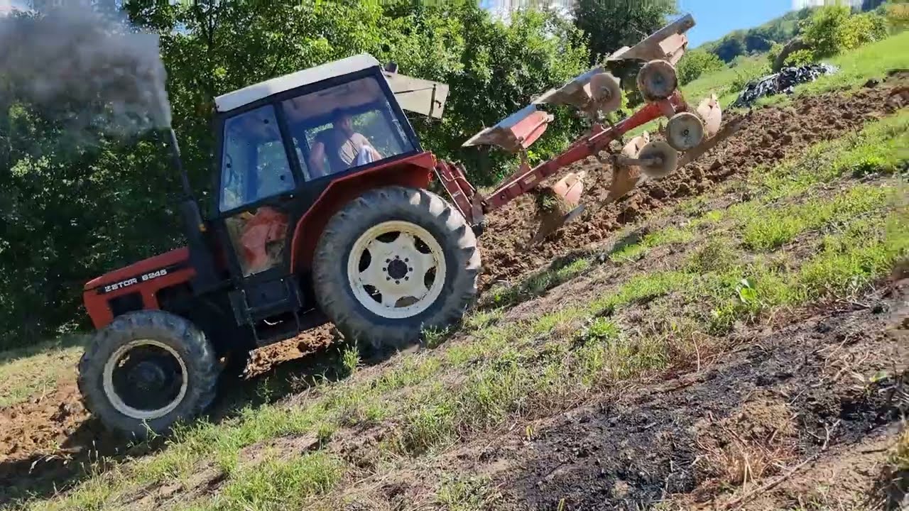Zetor 6245 - EKSTREMNO ORANJE U STRANI! Dotjerali cara do duvara! | Vogel & Noot HF L800