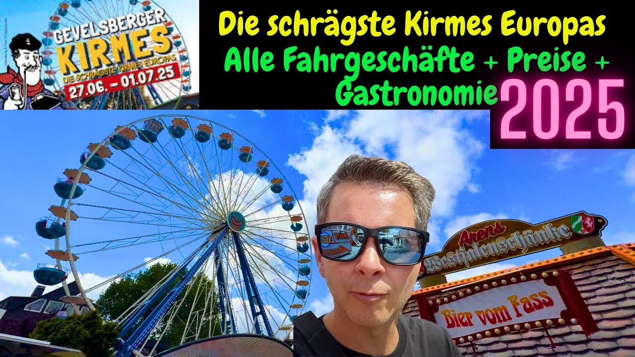 Gevelsberger Kirmes 2025 / Alle Fahrgeschäfte + Preise + Gastronomie /Schrägste Kirmes Europas /Vlog