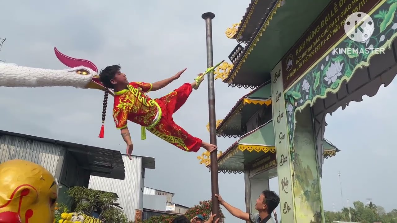 múa lân Leo Cột Ông Địa  lsr Lạc Quang Đuờng Lễ PGHH 2026