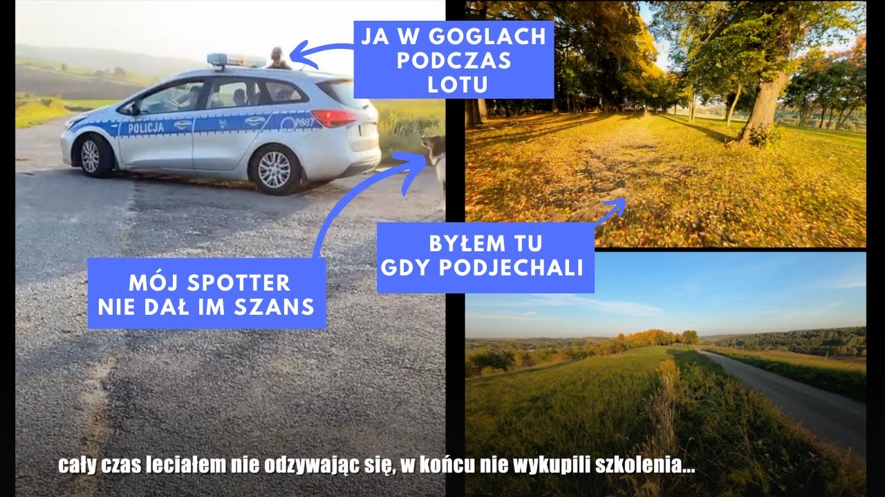 Minutę po starcie pojawili się niebiescy - taka sytuacja
